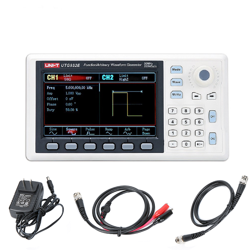 Dual Channel Arbitrary Waveform Function Generator 60Mhz - UTG962E 함수 임의 파형 발생기 신호