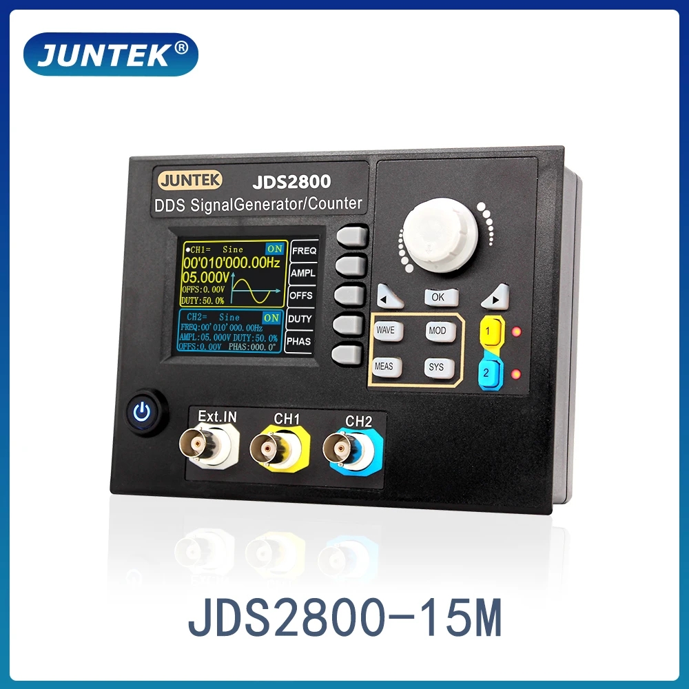 Dual Channel Arbitrary Waveform Function Generator 60Mhz - JDS2800-15M DDS 기능 신호 발생기, 디지털