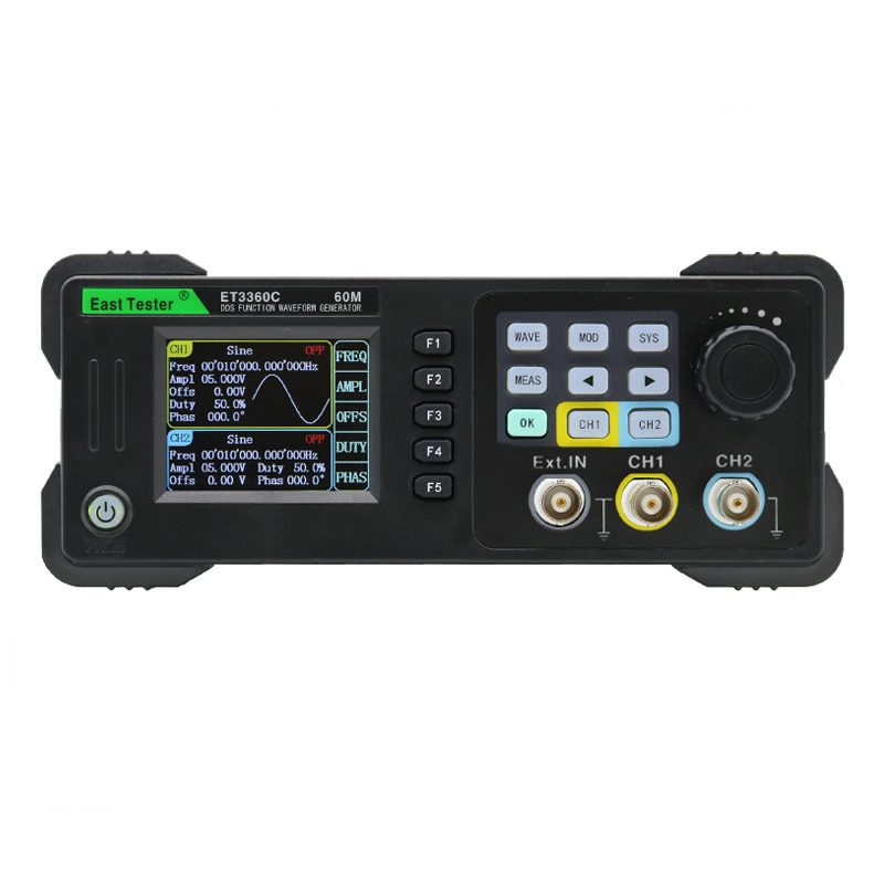 Dual Channel Arbitrary Waveform Function Generator 60Mhz - 이스트 테스터 ET3320C ET3340C ET3360C 20MHz/40MHz/60MHz
