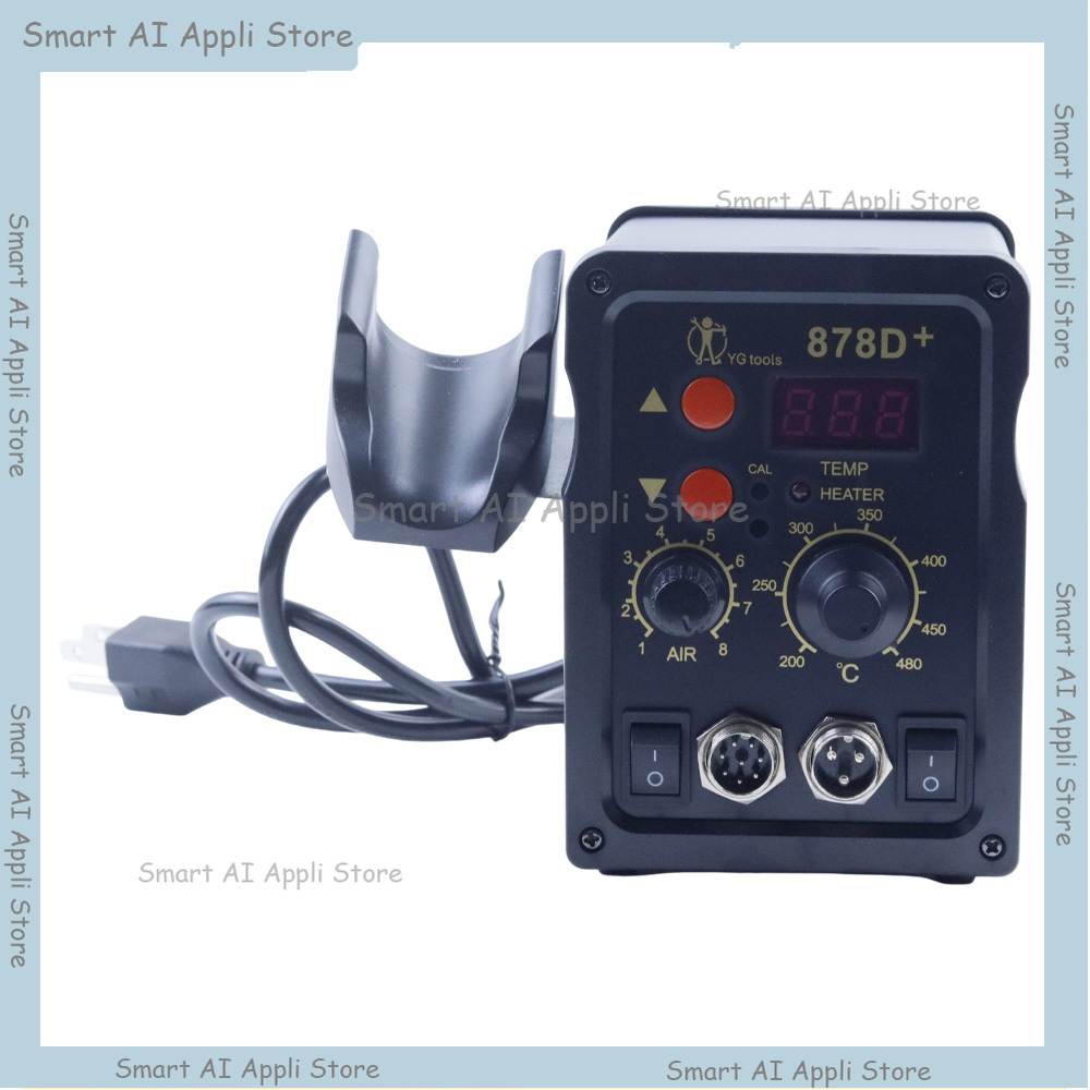 Smd Rework Station Hot Air Soldering 2 In 1 - LCD 디지털 디스플레이가 장착된 2 in