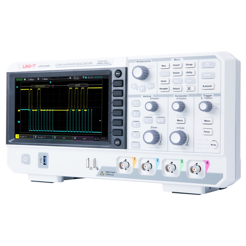 UNI-T UPO1104X 100MHz 디지털 오실로스 - Digital Storage Oscilloscope 4 Channel 100Mhz 리뷰 및 가격