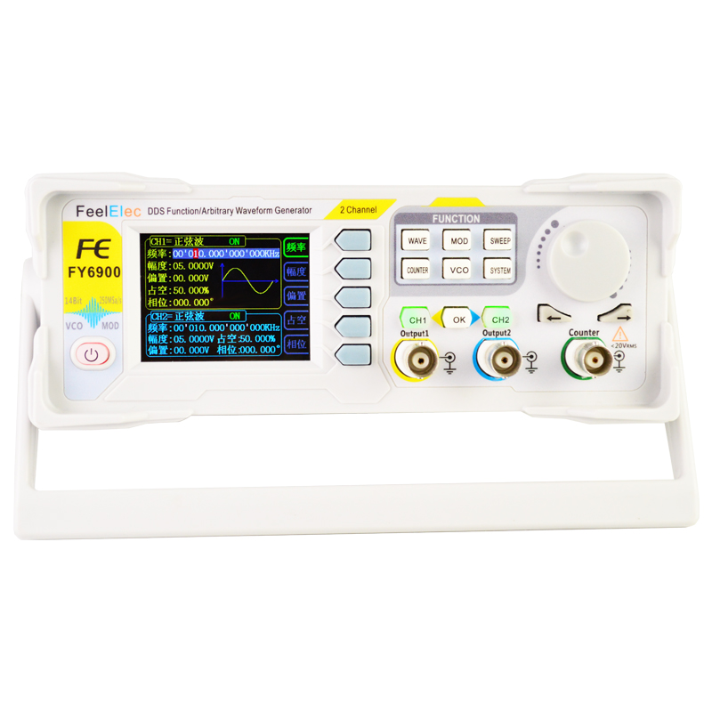 새로운 FY6900 듀얼 채널 DDS 기능 임의 파형  - Dual Channel Arbitrary Waveform Function Generator 60Mhz 리뷰 및 가격