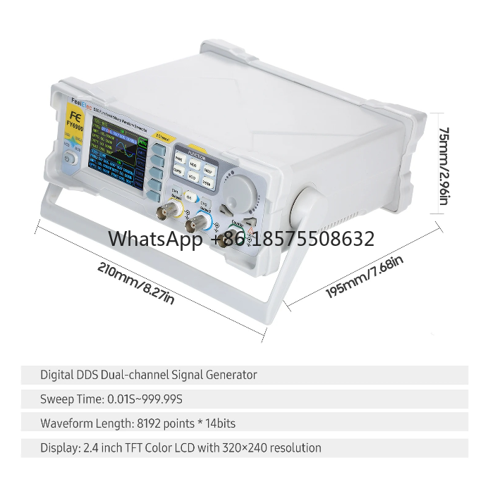 60MHz 기능 신호 발생기 디지털 DDS 듀얼 채널  - Dual Channel Arbitrary Waveform Function Generator 60Mhz 리뷰 및 가격