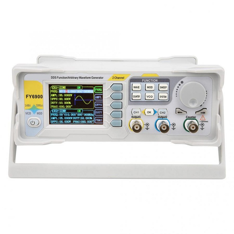 FY6900 디지털 신호 발생기 기능 임의 파형 측정기 - Dual Channel Arbitrary Waveform Function Generator 60Mhz 리뷰 및 가격