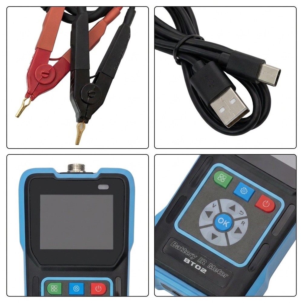 BT02 배터리 내부 저항 측정기, 0-100V DC, - Battery Internal Resistance Tester Four Wire 리뷰 및 가격