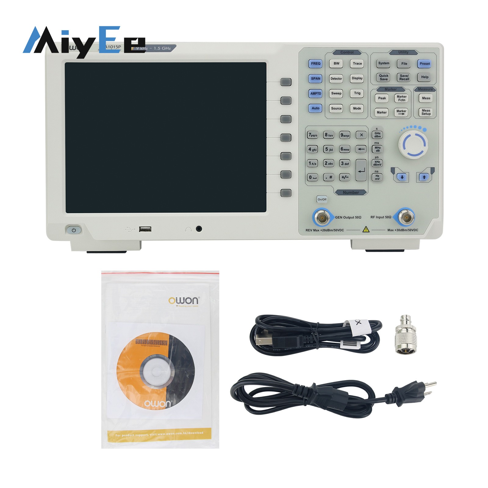 OWON XSA1015P-TG XSA1032P-TG 스 - Spectrum Analyzer Tracking Generator 1.5Ghz 리뷰 및 가격